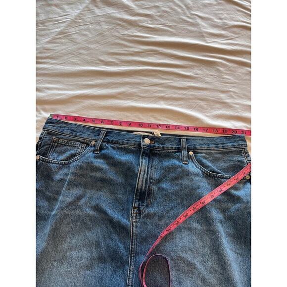 Madewell Women's Denim Mid-Rise Maxi Skirt in Pratt Wash Pratt Wash size 33 - Picture 13 of 16